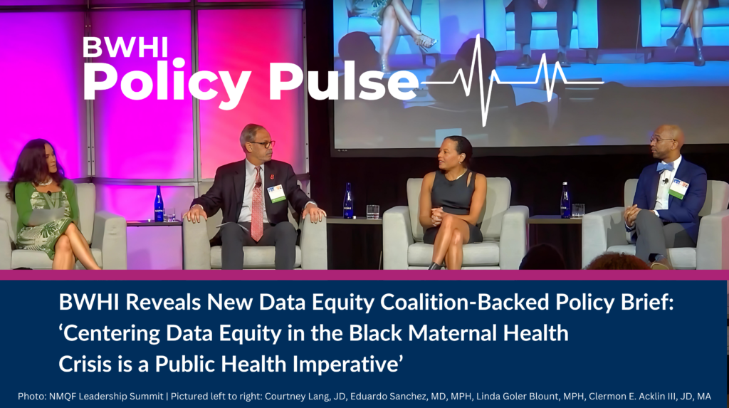 Addressing Data Equity in Black Maternal Health: A Call to Action 